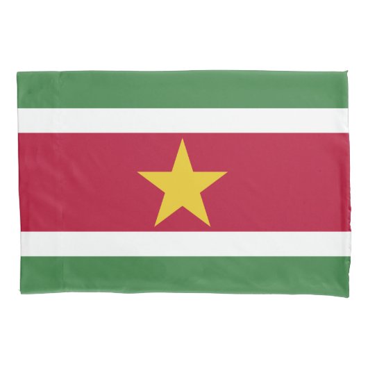 Suriname-Flagge Kissenbezug (Vorderseite)