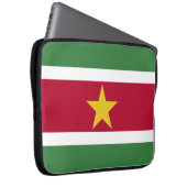 Suriname-Flagge Laptopschutzhülle (Vorne Rechts)