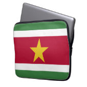Suriname-Flagge Laptopschutzhülle (Vorderseite Links)