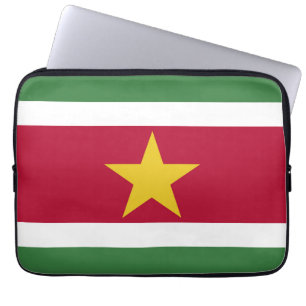 Suriname-Flagge Laptopschutzhülle