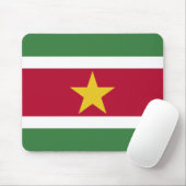 Suriname-Flagge Mousepad (Mit Mouse)
