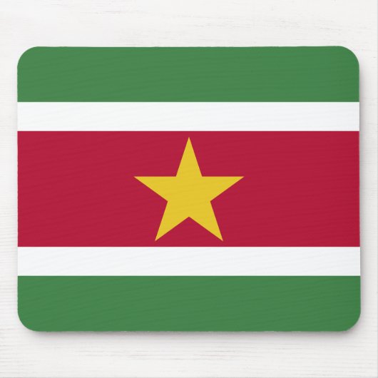 Suriname-Flagge Mousepad (Vorne)