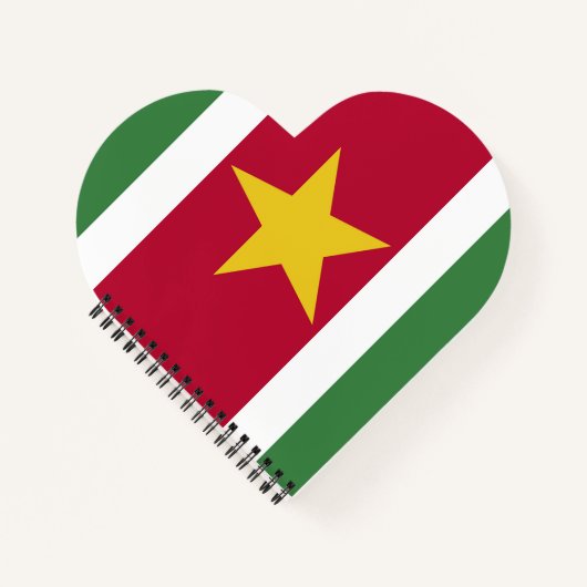 Suriname-Flagge Notizblock (Vorderseite)
