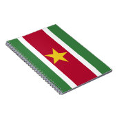 Suriname-Flagge Notizblock (Rechte Seite)