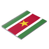 Suriname-Flagge Notizblock (Linke Seite)