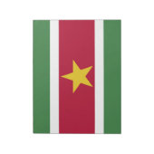 Suriname-Flagge Notizblock (Rotiert)