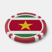 Suriname-Flagge Pokerchips (Einzeln)