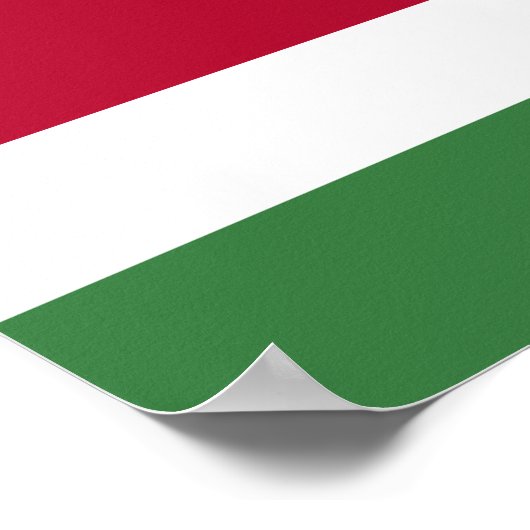 Suriname-Flagge Poster (Ecke)