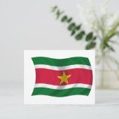 Suriname-Flagge Postkarte (Stehend Vorderseite)