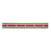 Suriname-Flagge Satinband (Vorderseite)