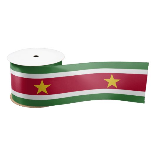 Suriname-Flagge Satinband (Spule)