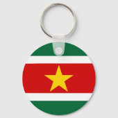 Suriname-Flagge Schlüsselanhänger (Vorderseite)