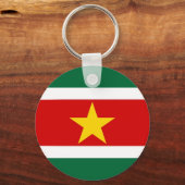Suriname-Flagge Schlüsselanhänger (Vorderseite)