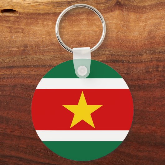 Suriname-Flagge Schlüsselanhänger (Vorderseite)