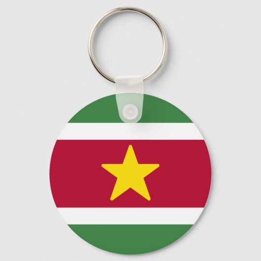 Suriname-Flagge Schlüsselanhänger (Vorderseite)