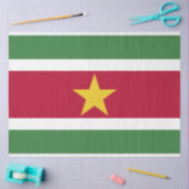 Suriname-Flagge Seidenpapier (Basteln)