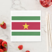 Suriname-Flagge Serviette (Beispiel)