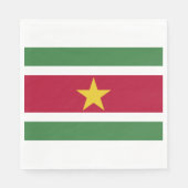 Suriname-Flagge Serviette (Vorderseite)