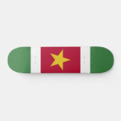 Suriname-Flagge Skateboard (Horizontal)