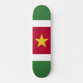 Suriname-Flagge Skateboard (Vorne)