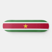 Suriname-Flagge Skateboard (Horizontal)