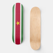 Suriname-Flagge Skateboard (Vorderseite)