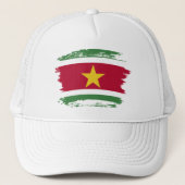 Suriname-Flagge Truckerkappe (Vorderseite)