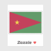 Suriname-Flagge (Vorschlag 2) Aufkleber (Blatt)