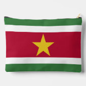 Suriname-Flagge Zubehörtasche (Rückseite)