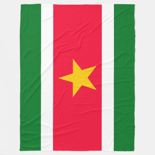 Suriname Fleecedecke (Vorderseite)