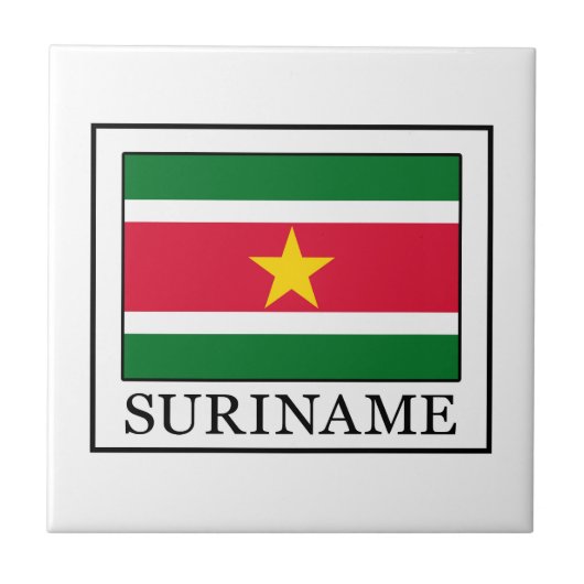 Suriname Fliese (Vorderseite)