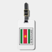 Suriname Gepäckanhänger (Vorderseite vertikal)