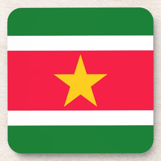 Suriname Getränkeuntersetzer (Vorderseite)
