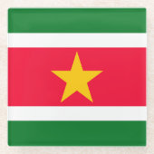 Suriname Glasuntersetzer (Vorderseite)