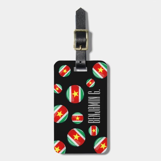 Suriname Glossar Gepäckanhänger (Vorderseite vertikal)