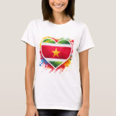 Suriname Heart T-Shirt (Vorderseite)