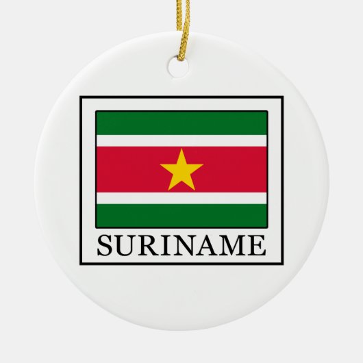 Suriname Keramik Ornament (Vorne)