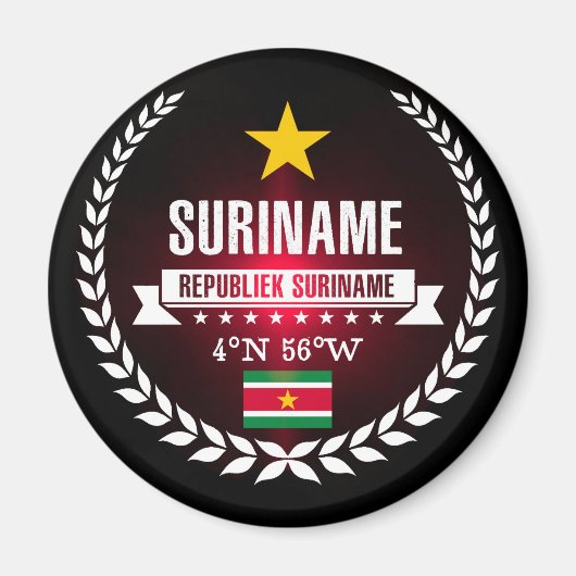 Suriname Magnet (Vorne)