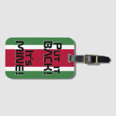 Suriname National Flag Funny Patriotic Gepäckanhänger (Vorderseite (Horizontal))