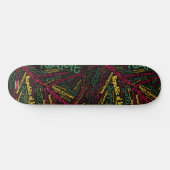 Suriname Nationaler Stolz Wortwolke Skateboard (Horizontal)