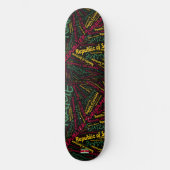 Suriname Nationaler Stolz Wortwolke Skateboard (Vorderseite)