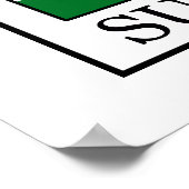 Suriname Poster (Ecke)