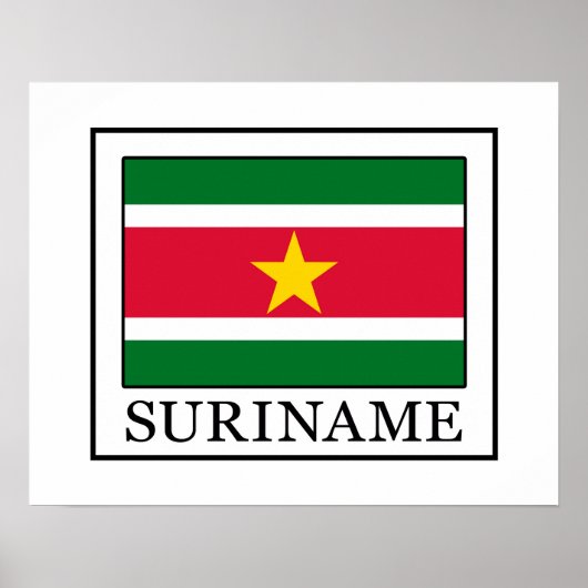 Suriname Poster (Vorne)
