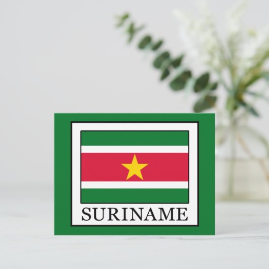 Suriname Postkarte (Stehend Vorderseite)