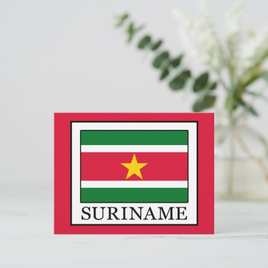 Suriname Postkarte (Stehend Vorderseite)