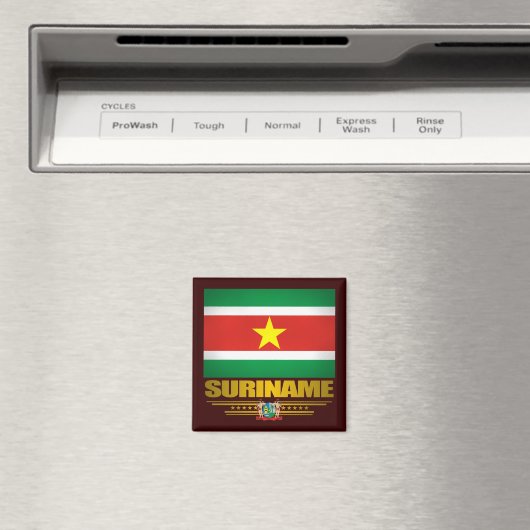 "Suriname Pride" Magnet (In Situ (Geschirrspüler))