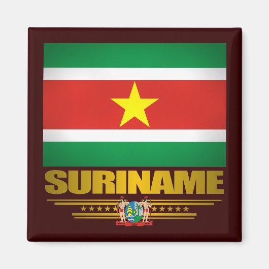 "Suriname Pride" Magnet (Vorne)
