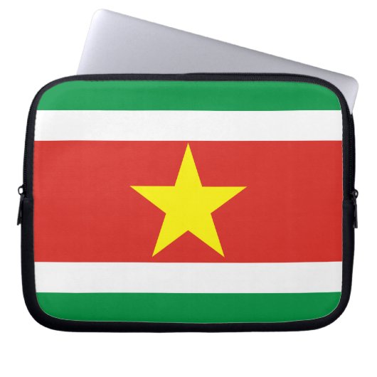 "Suriname Prive" Notebook-Sieb Laptopschutzhülle (Vorderseite)