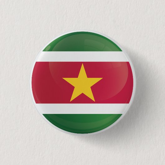 Suriname Round-Icon-Markierung Button (Vorderseite)