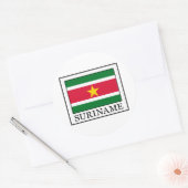 Suriname Runder Aufkleber (Umschlag)